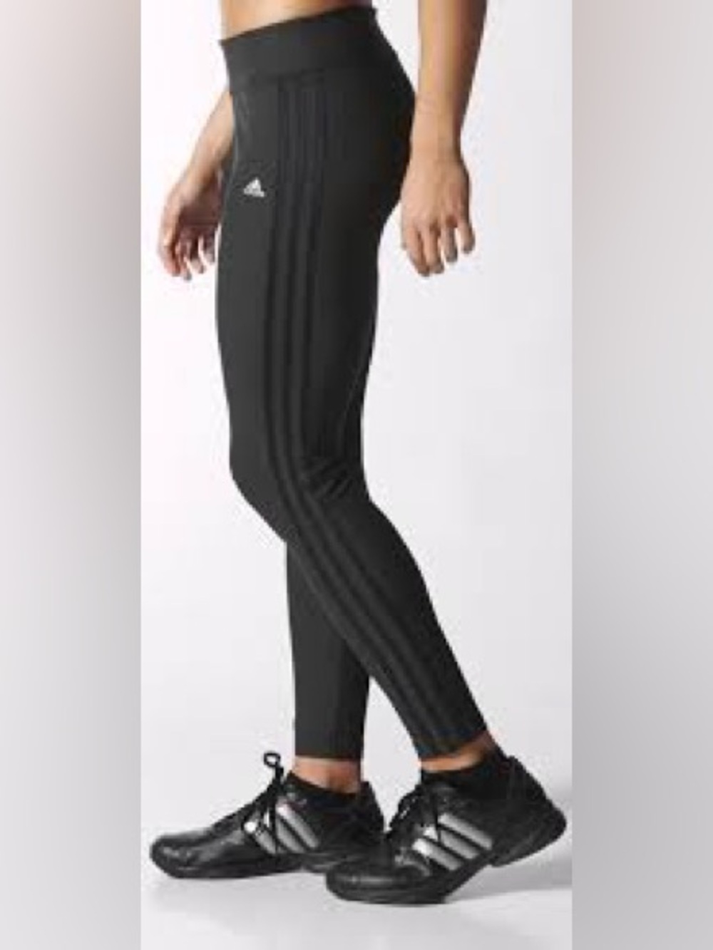 adidas 3-Stripe High-Rise Leggings climacool running